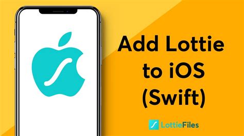 Swift / iOS Tutorial: How to add Lottie Animations to .